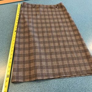 Womens vintage plaid skirt